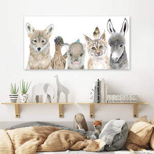 Desert Animal Baby Room Art