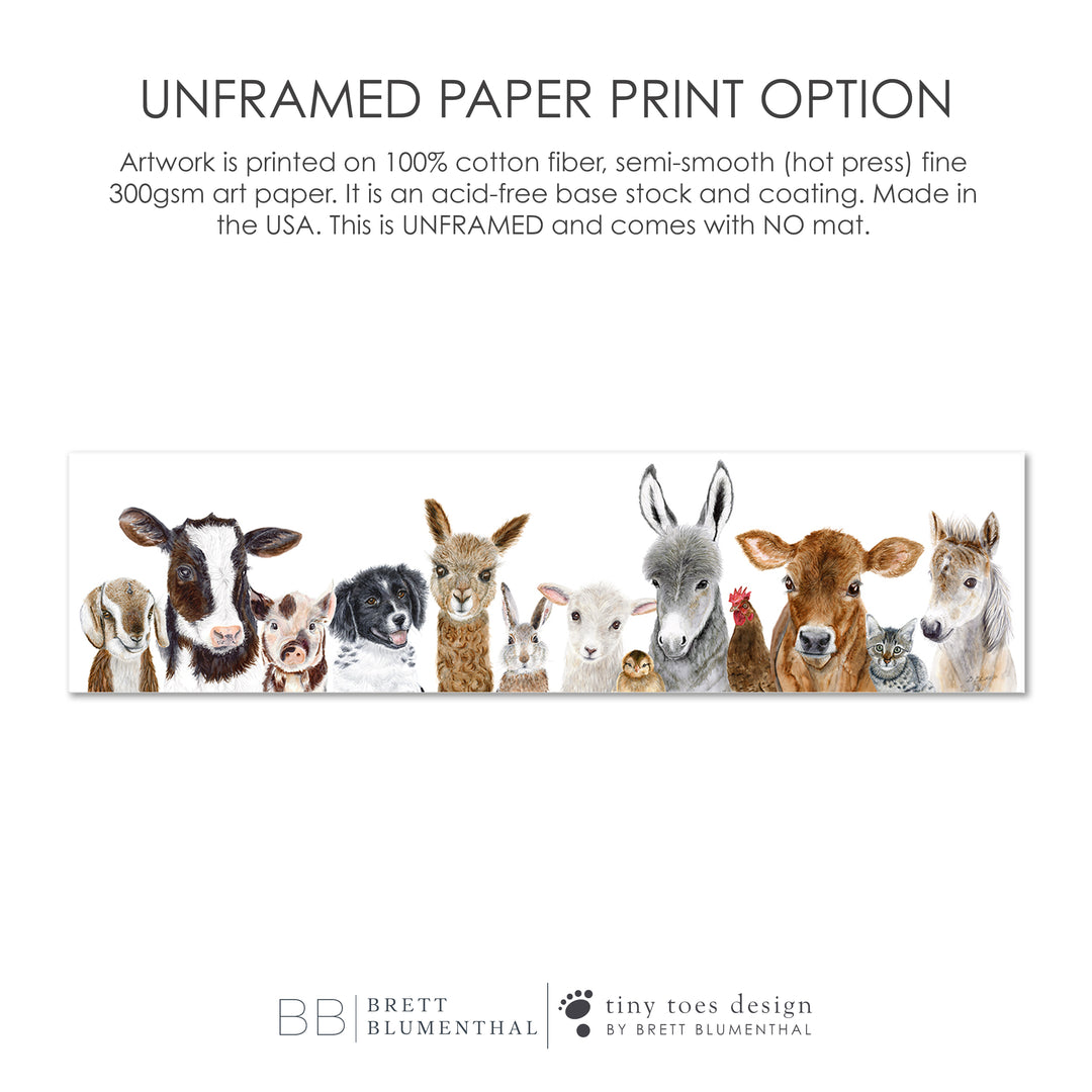 Paper Print Option for Nursery Decor