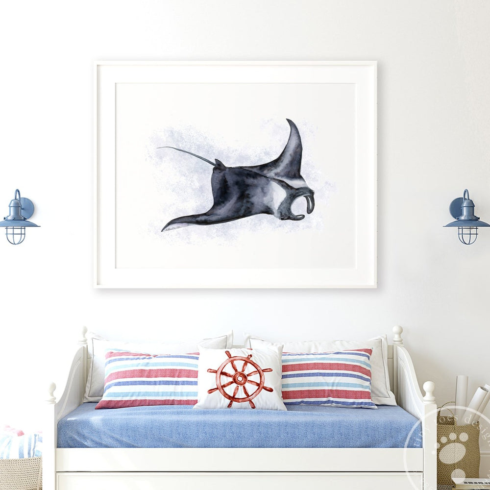 Manta Ray Playroom Decor