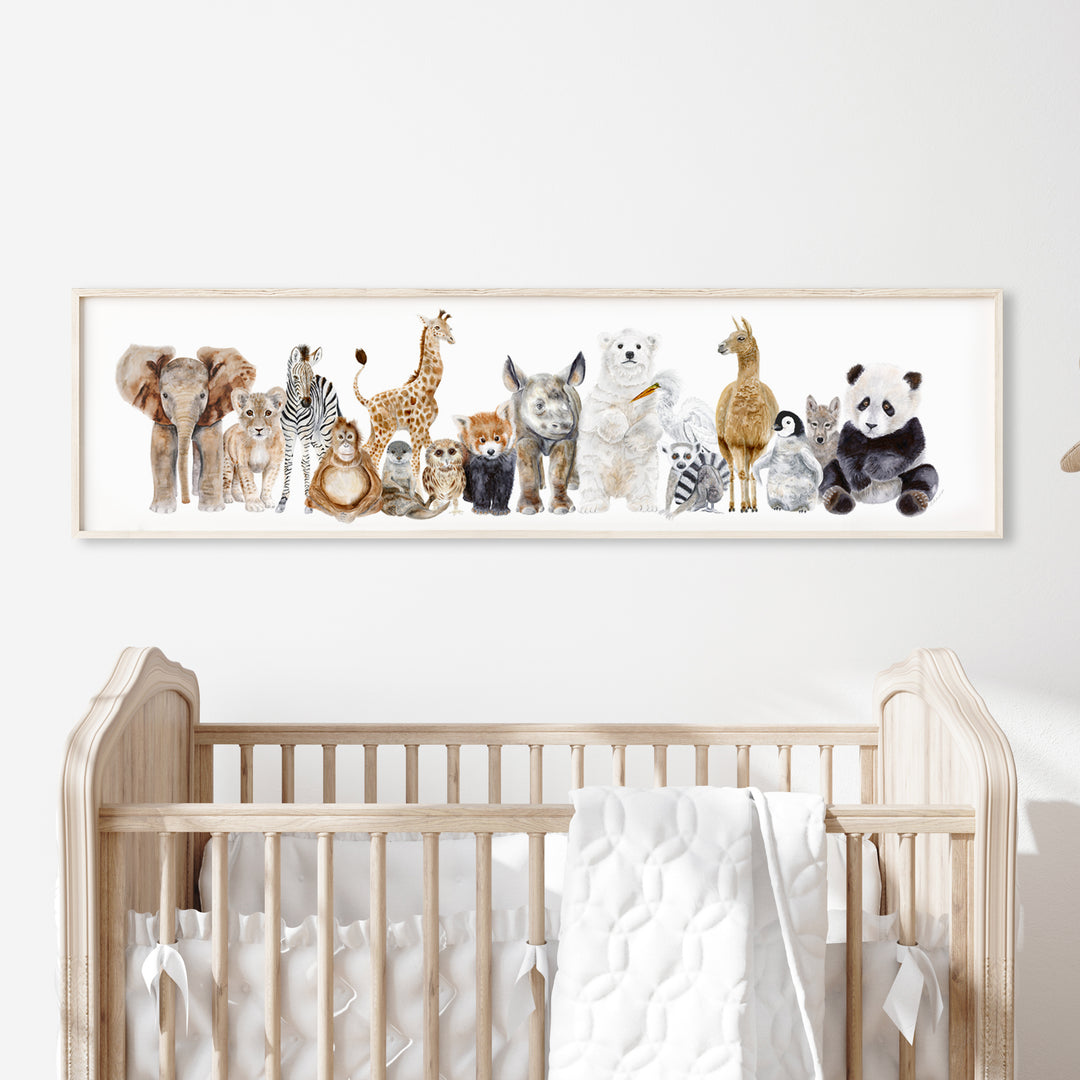 Zoo Animal Nursery Decor