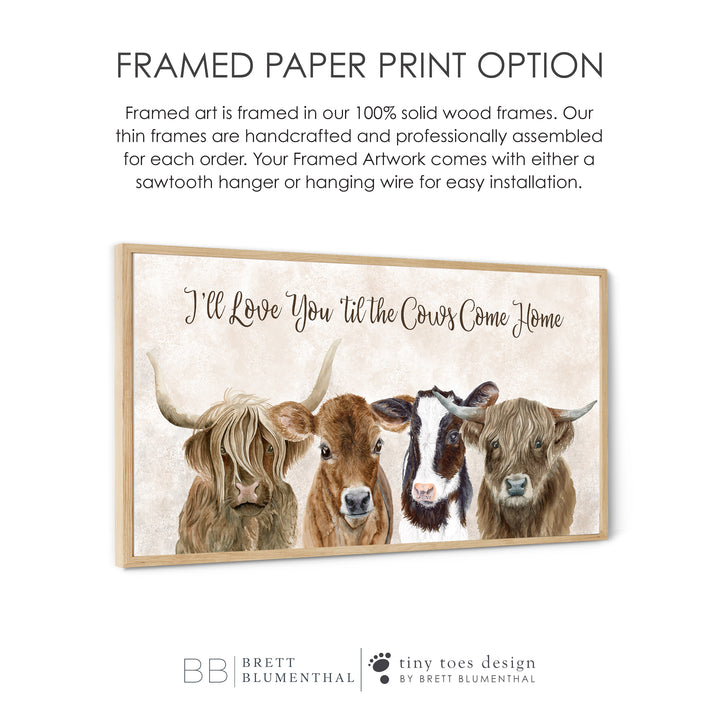 a picture of three cows with long horns