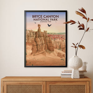 a picture of a poster of a national park