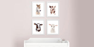 Farm Animal Nursery Art