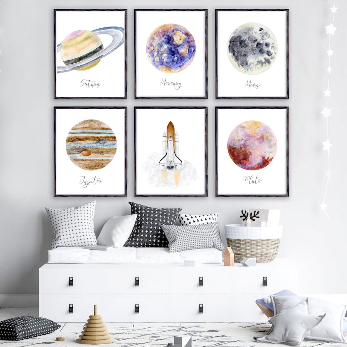 Space THemed wall art