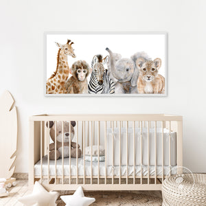 Animal Groupings Nursery Art