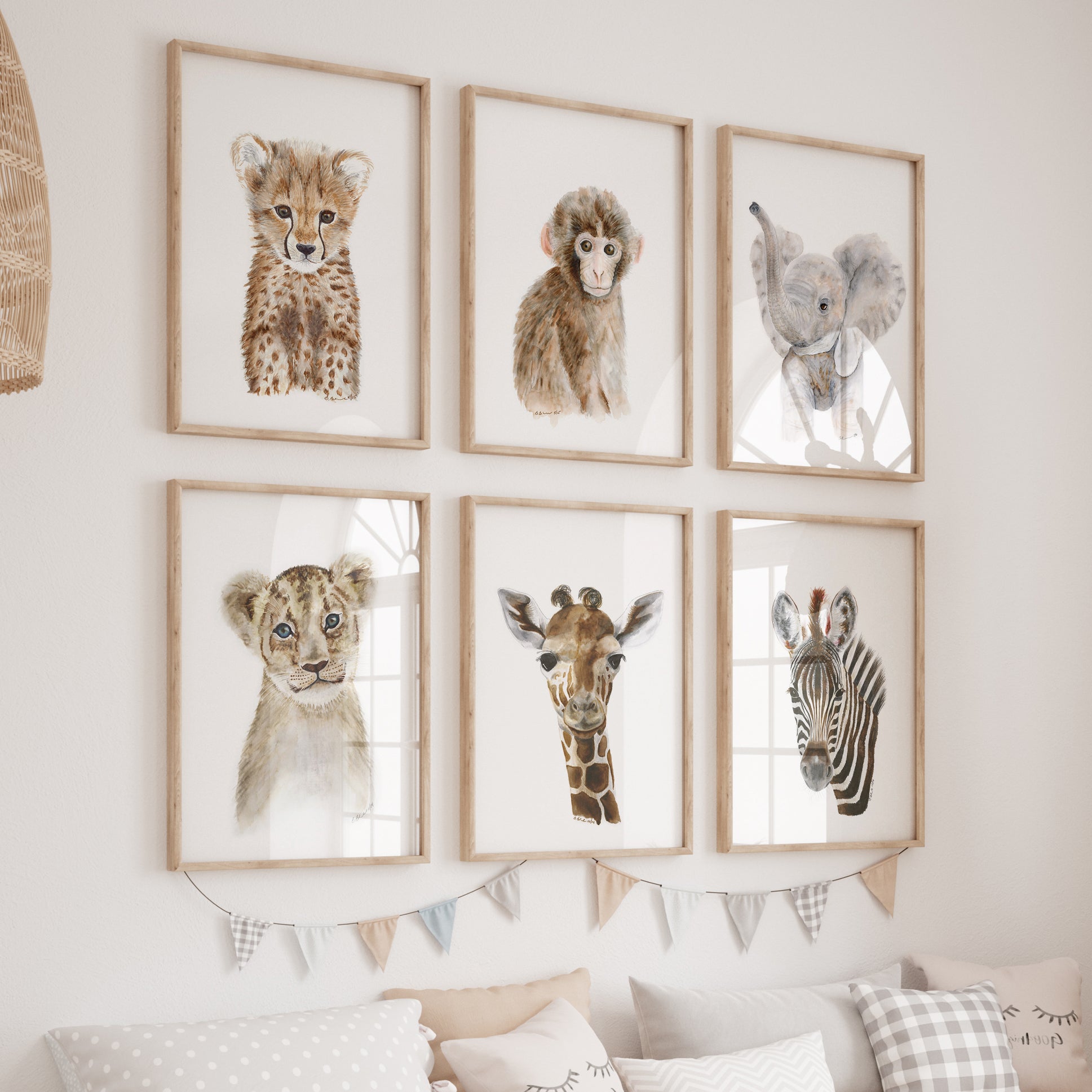 Baby Animal Prints | Animal Nursery Art – Tiny Toes Design
