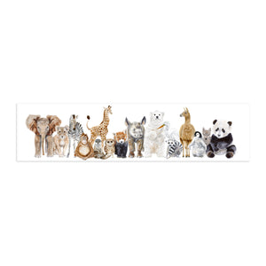 Baby Zoo Animal Nursery Art