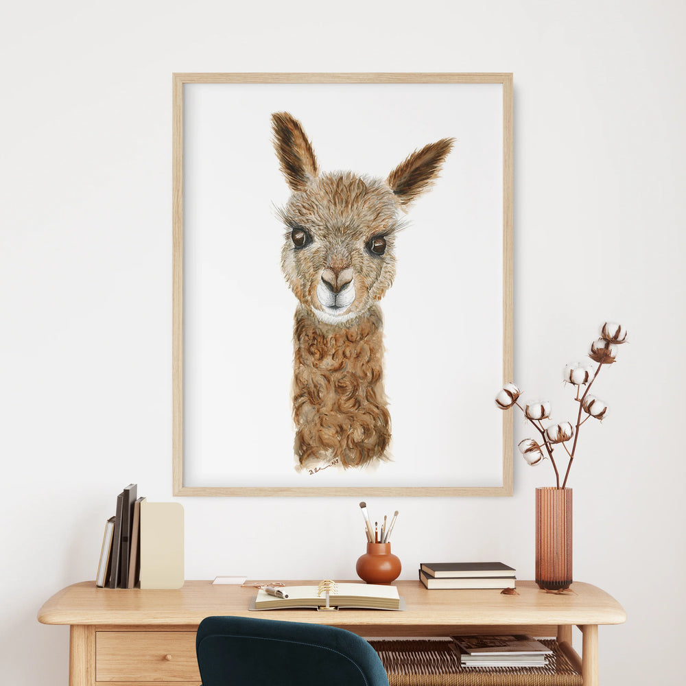Alpaca Nursery Art