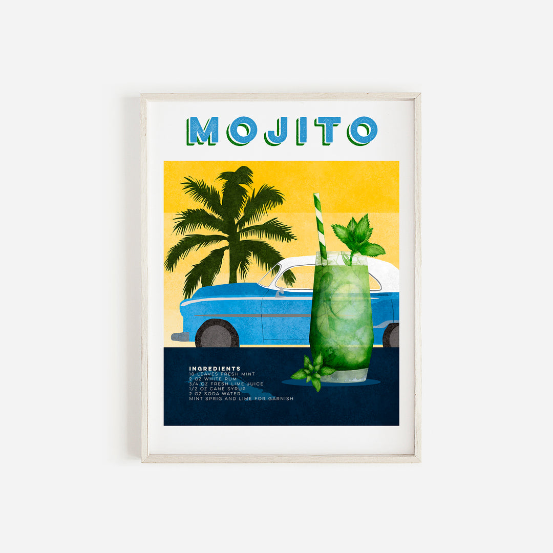 a picture of a poster of a car and a plant