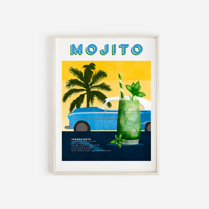 a picture of a poster of a car and a plant