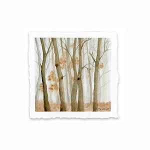 Autumn Mist Watercolor
