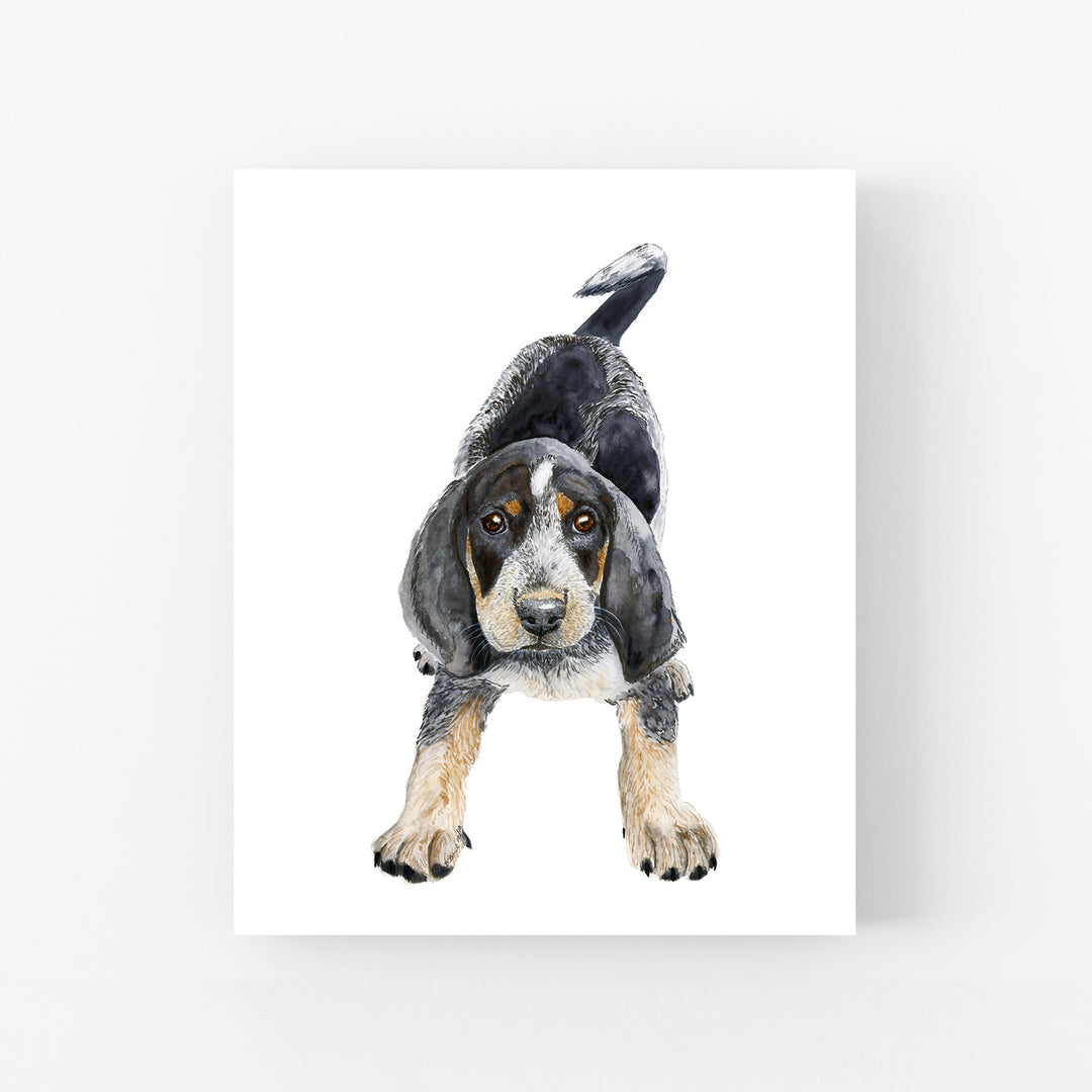 Bluetick Coonhound Puppy - Tiny Toes Design