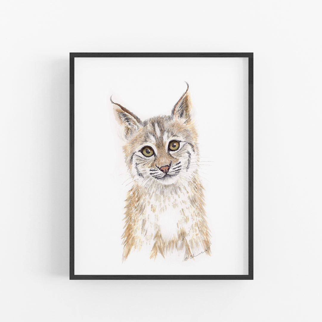 Impression de pépinière de bébé Bobcat