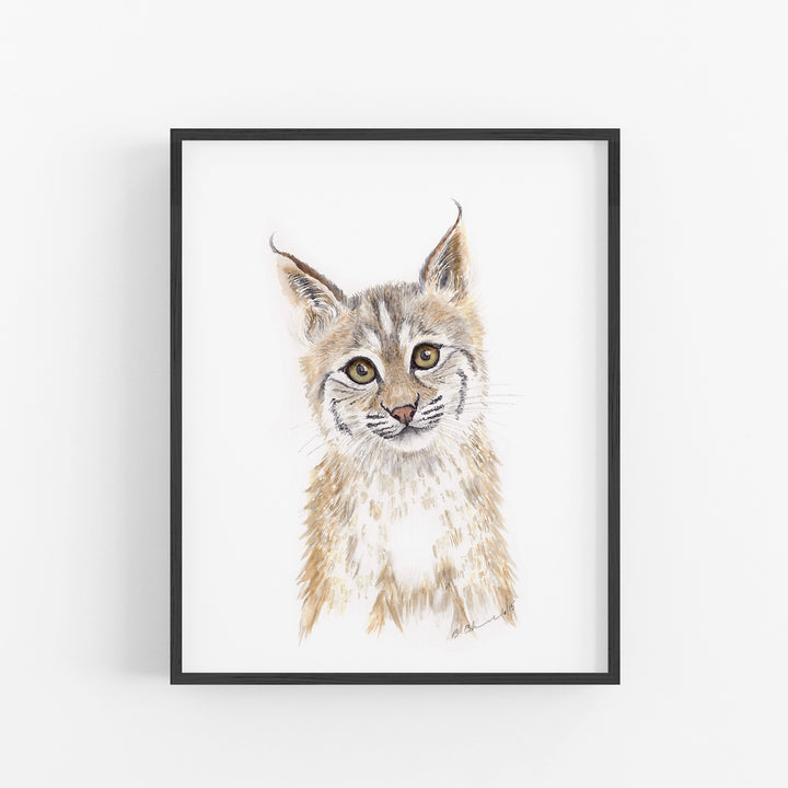 Impression de pépinière de bébé Bobcat