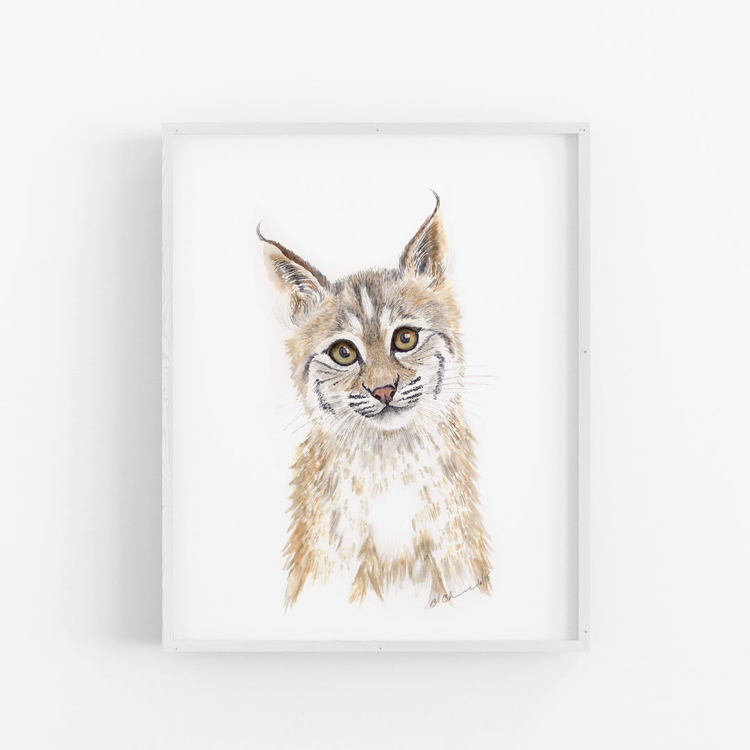 Impression de pépinière de bébé Bobcat