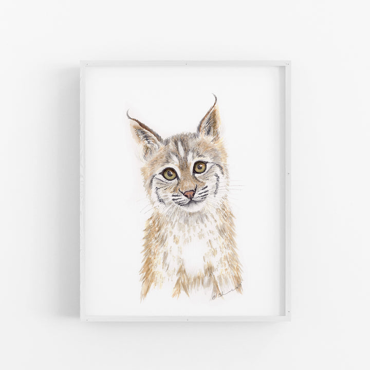 Impression de pépinière de bébé Bobcat
