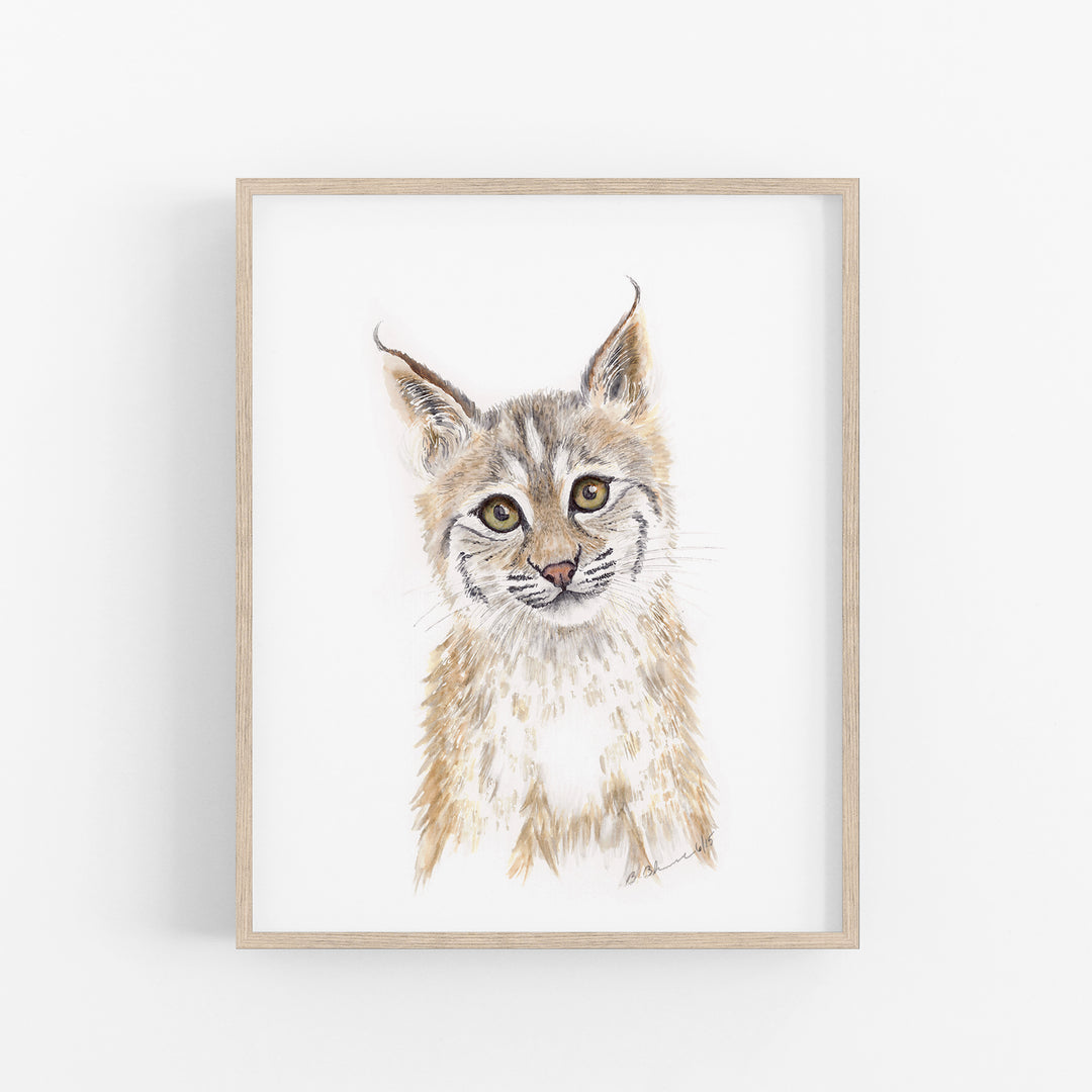 Impression de pépinière de bébé Bobcat