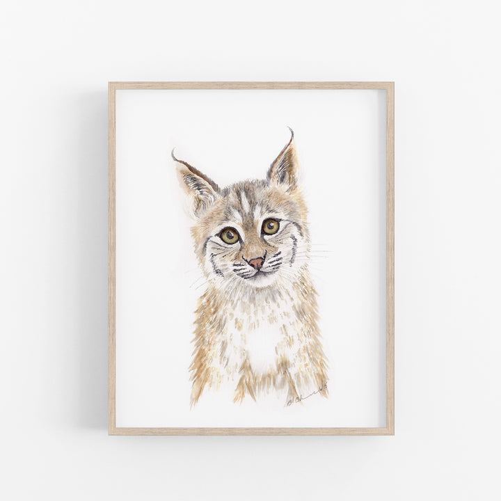 Impression de pépinière de bébé Bobcat