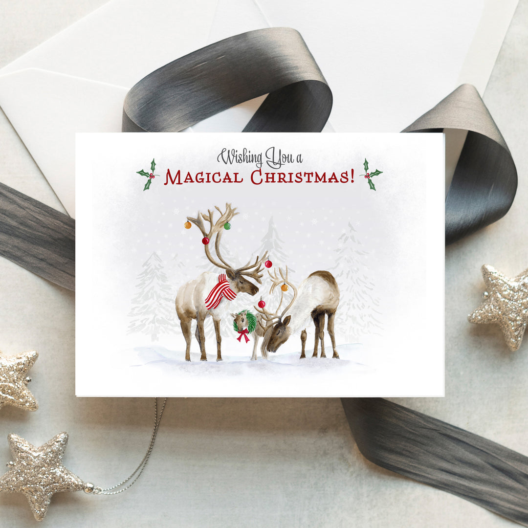 Holiday Animal Family Card Set