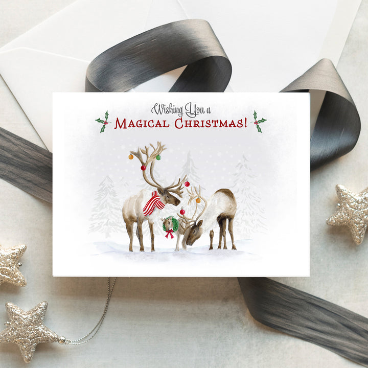 Holiday Animal Family Card Set