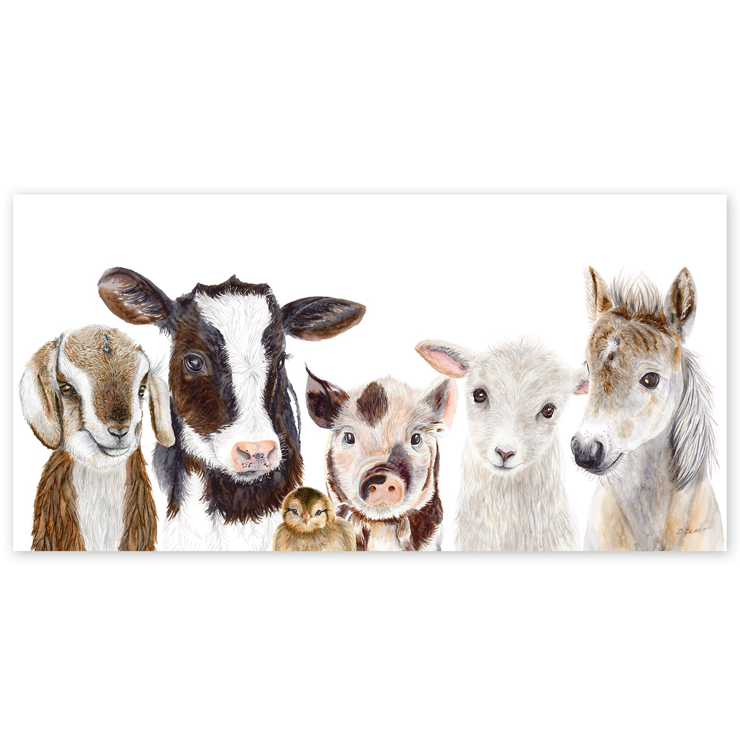 Live Animals Triple G Ranch Art Board Print for Sale by Emma1706