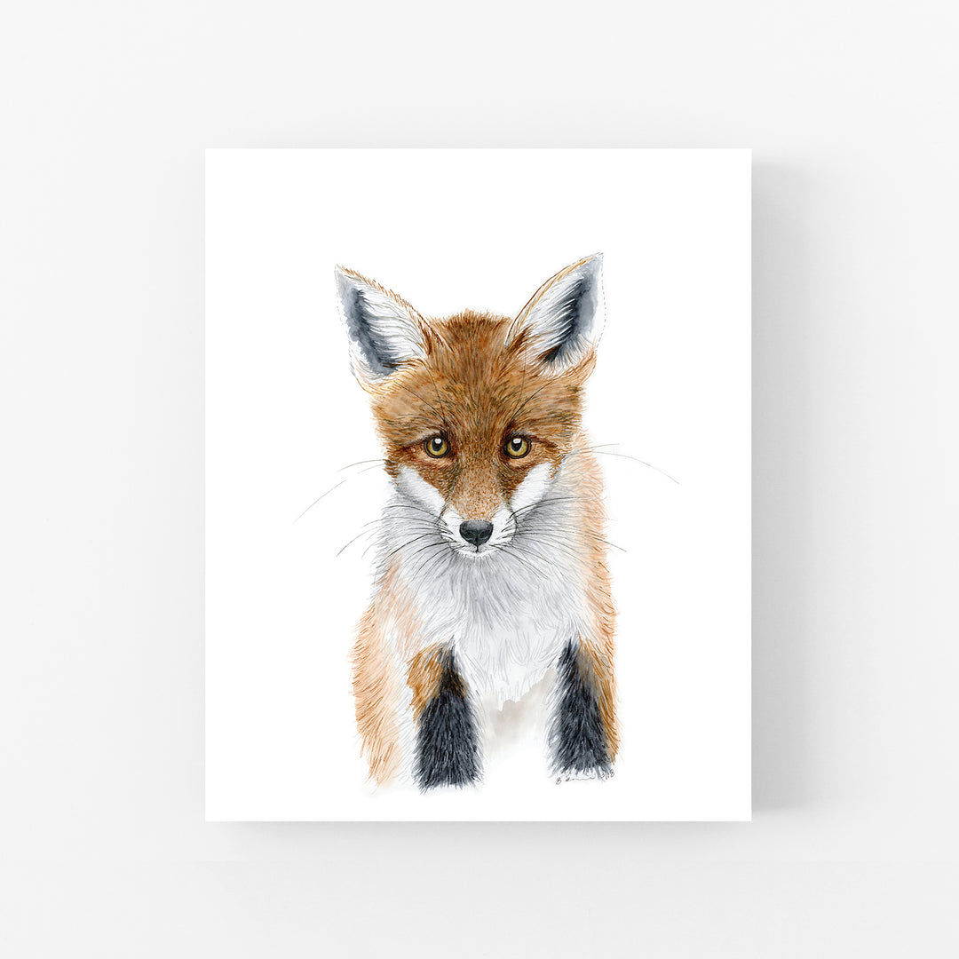 Baby Fox Print - Tiny Toes Design