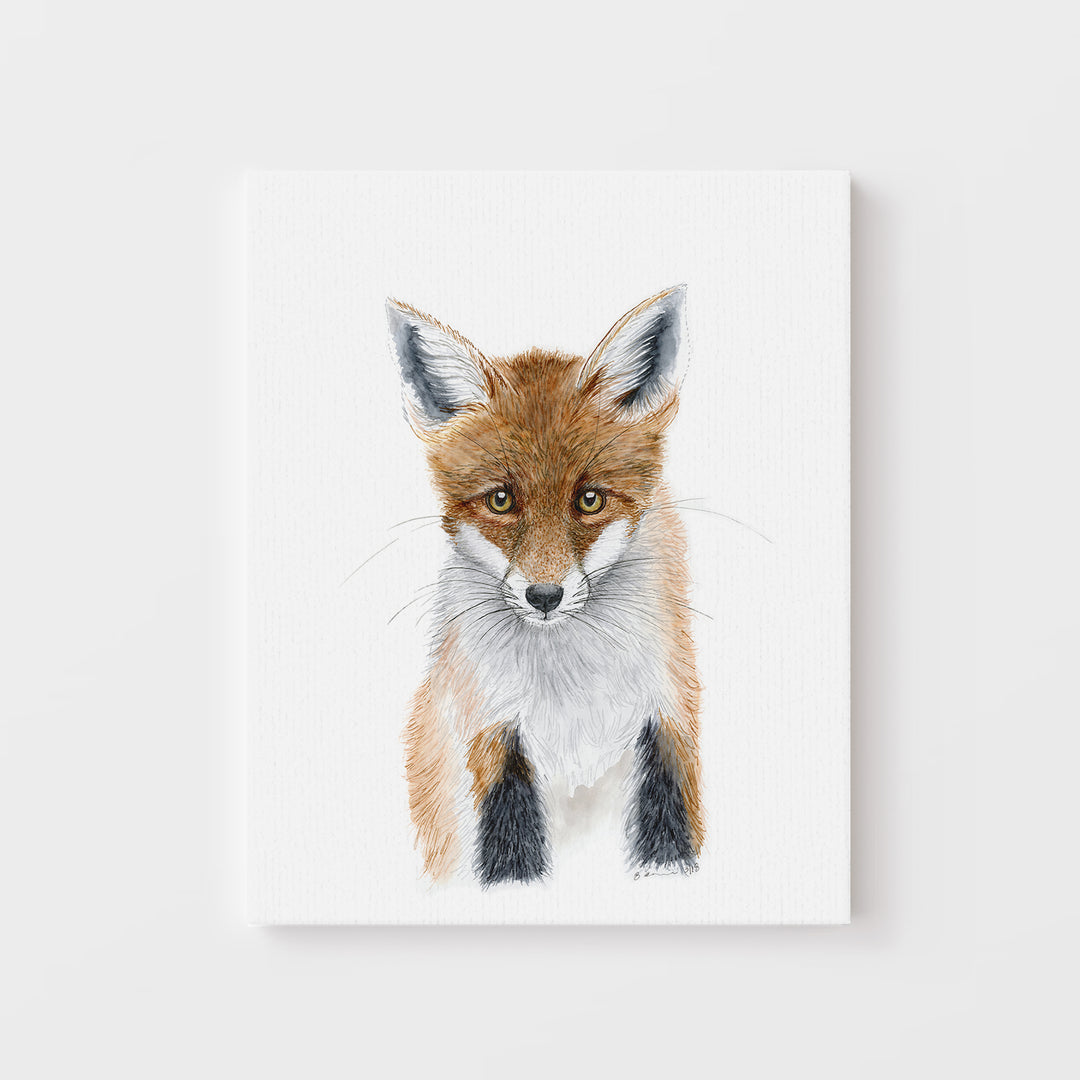 Baby Fox Print - Tiny Toes Design