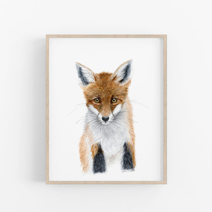 Baby Fox Print - Tiny Toes Design