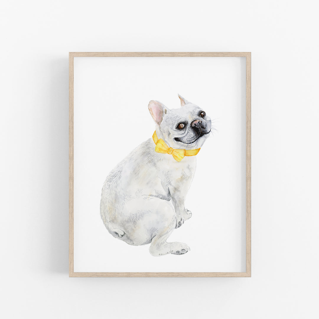 French Bulldog Portrait - Tiny Toes Design