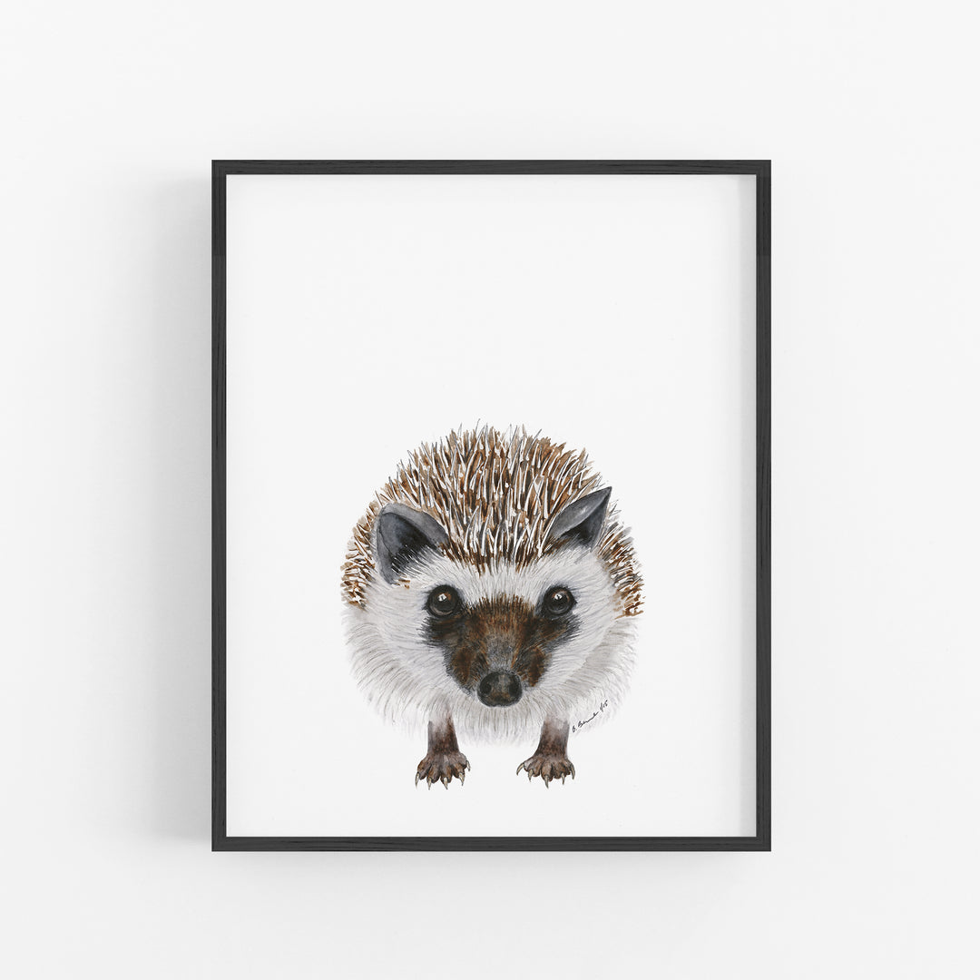 Baby Hedgehog Print - Tiny Toes Design