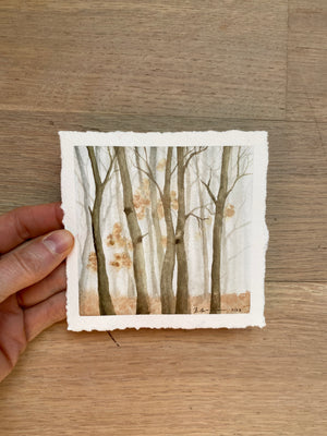 Autumn Mist Original Watercolor
