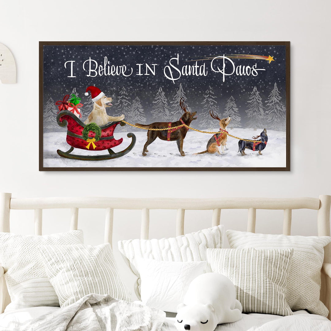 I Believe in Santa Paws - Tiny Toes Design