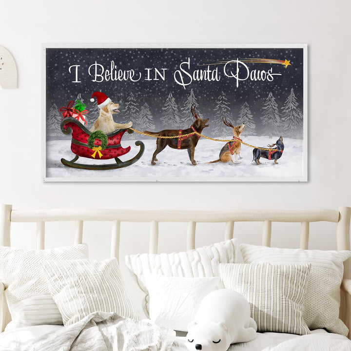 I Believe in Santa Paws - Tiny Toes Design