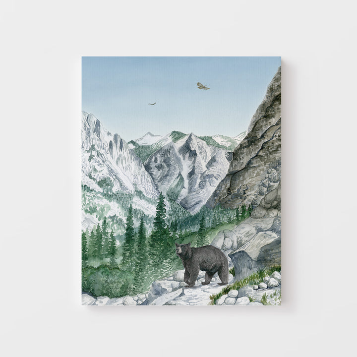 Kings Canyon National Park Poster - Tiny Toes Design