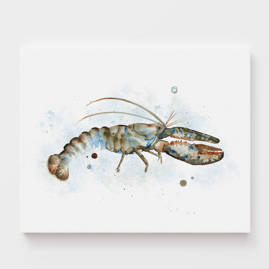 Lobster Watercolor Print - Tiny Toes Design