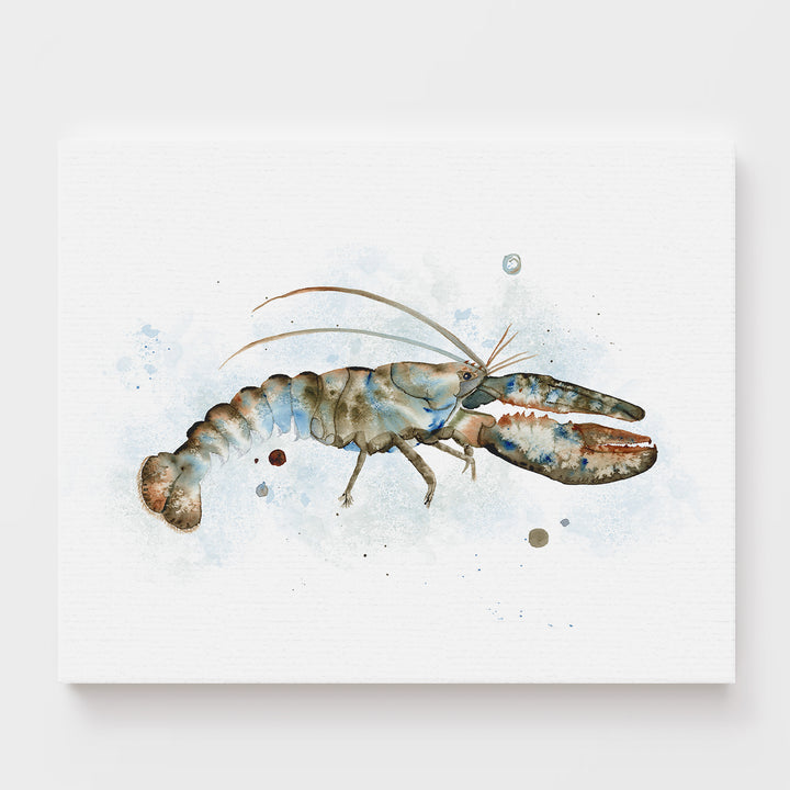 Lobster Watercolor Print - Tiny Toes Design