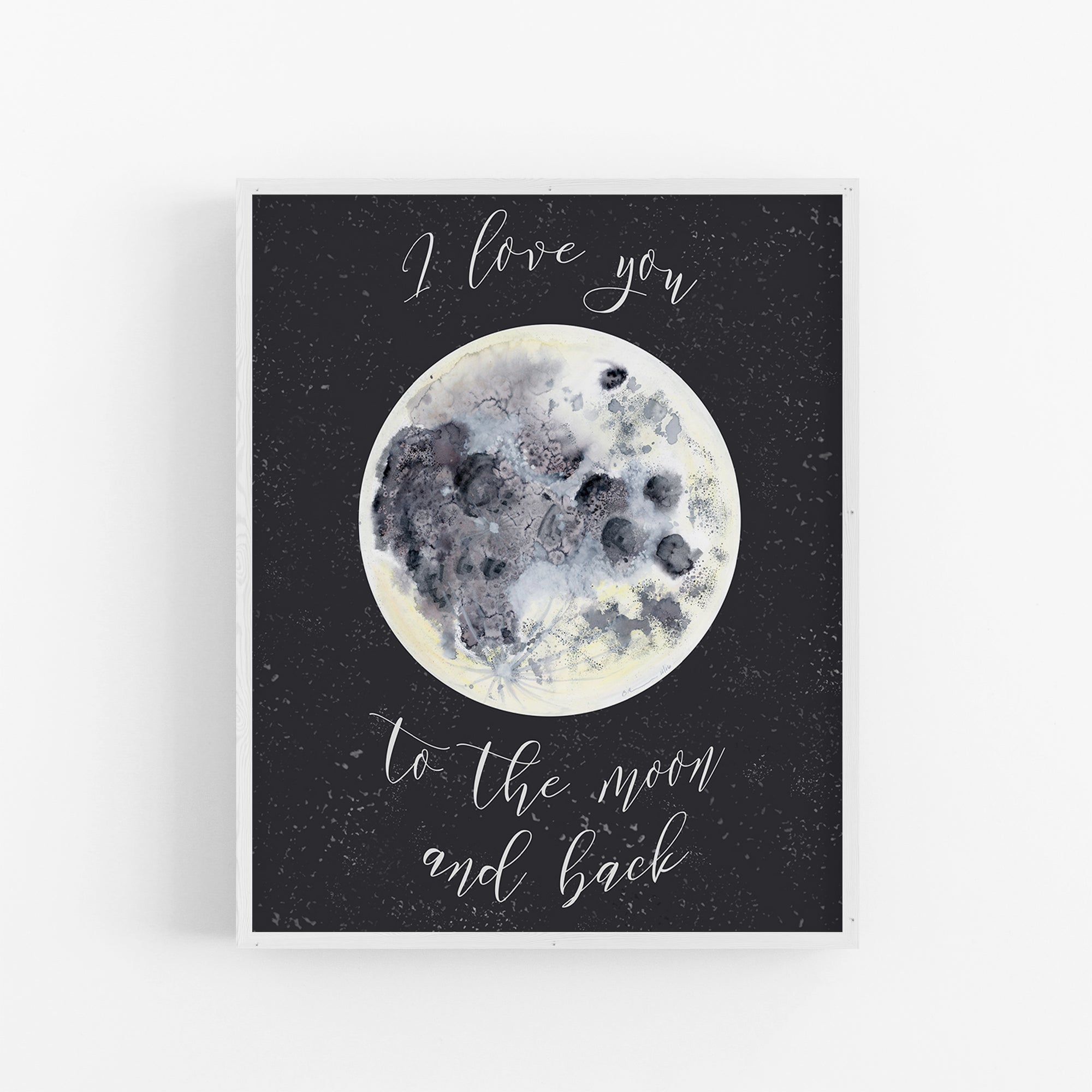 Love You To the Moon and Back Wall Decor | Baby Gift – Tiny