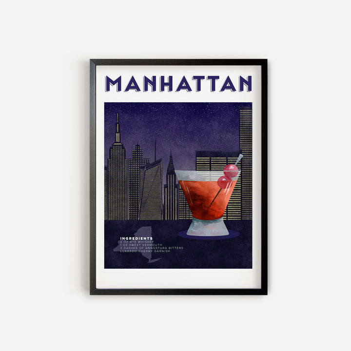 Vintage Cocktail Poster