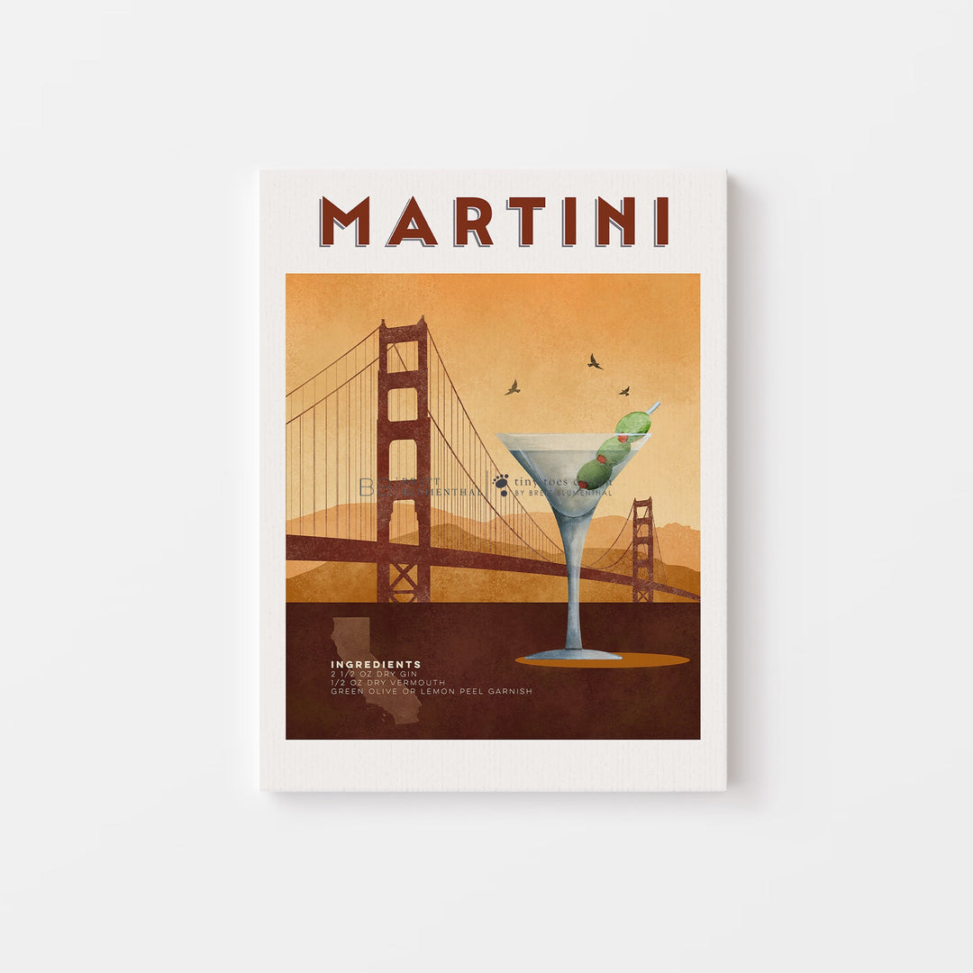 Martini Gallery Wrapped canvas
