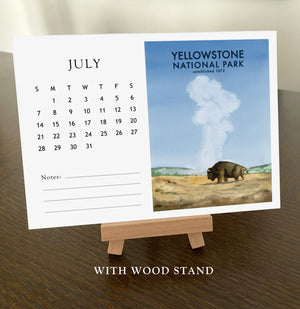 Desk Calendar National Parks 2024