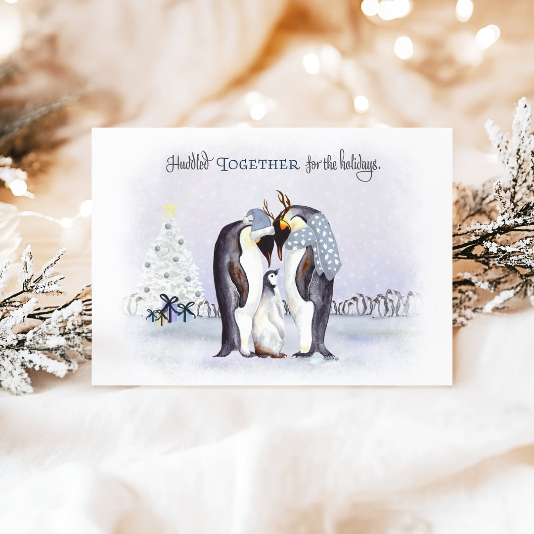 Holiday Animal Family Card Set