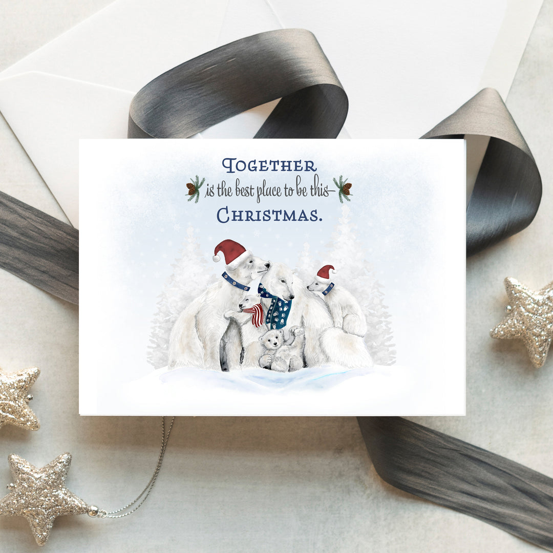 Holiday Animal Family Card Set