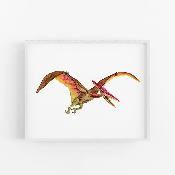 Pteranodon Illustration - Dinosaurier Wandkunst