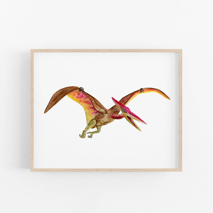 Pteranodon Illustration - Dinosaurier Wandkunst