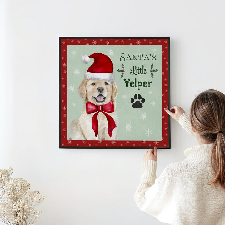 Santa's Little Yelper - Tiny Toes Design