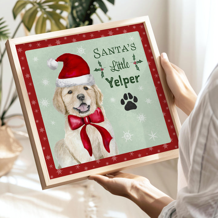 Santa's Little Yelper - Tiny Toes Design