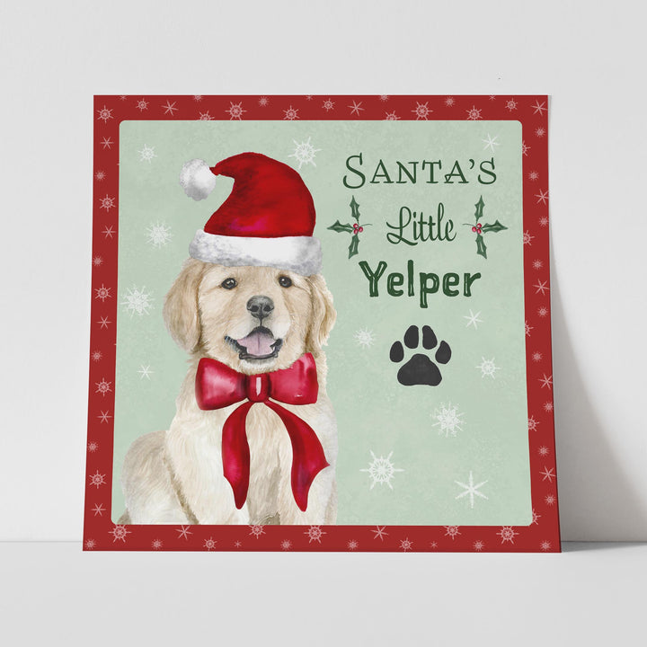 Santa's Little Yelper - Tiny Toes Design