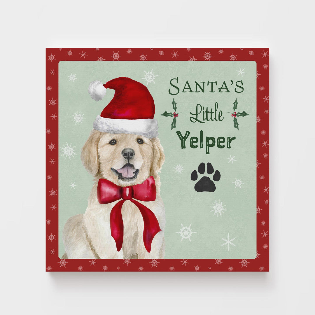 Santa's Little Yelper - Tiny Toes Design