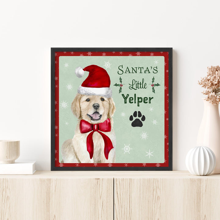 Santa's Little Yelper - Tiny Toes Design