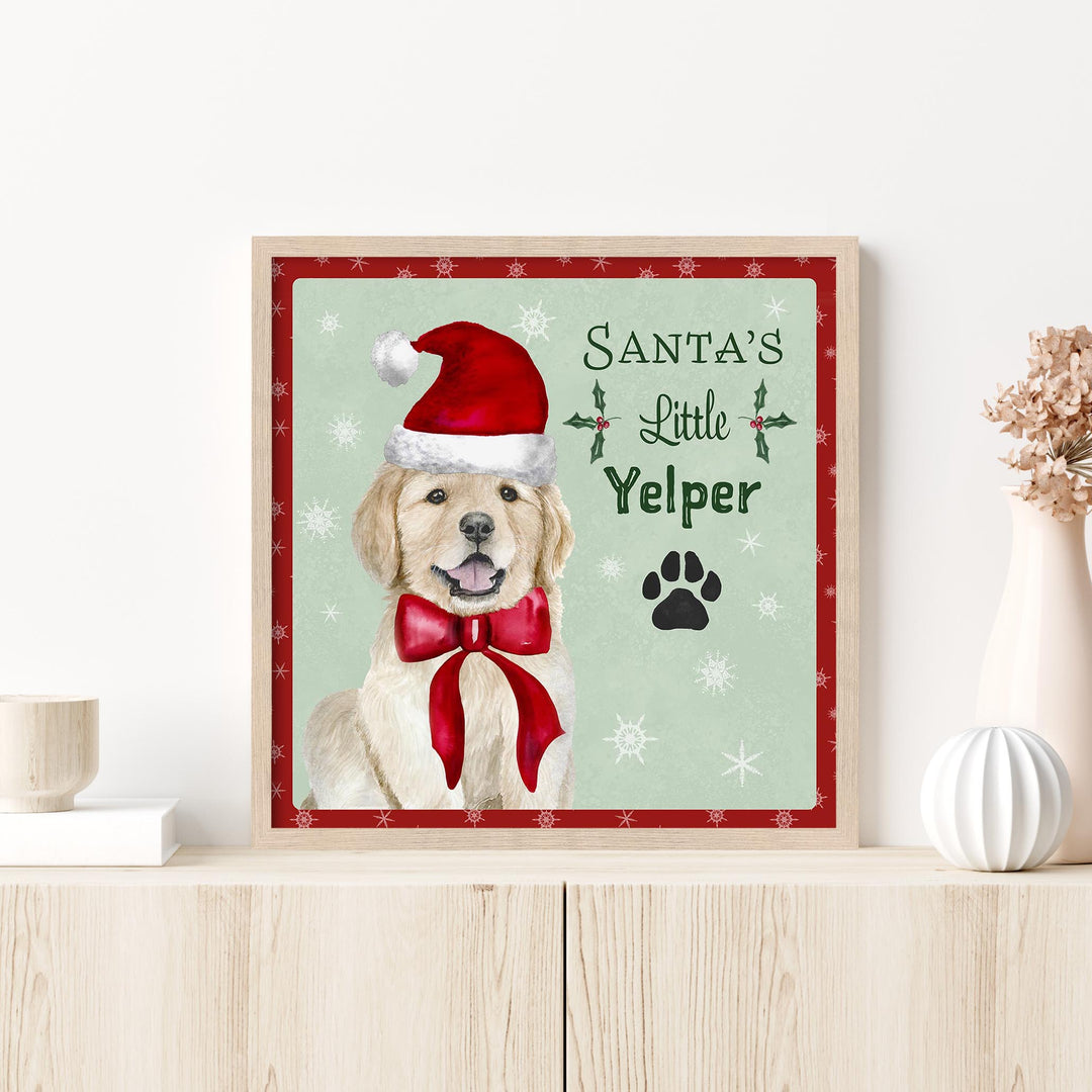 Santa's Little Yelper - Tiny Toes Design